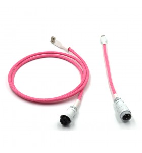  5PIN male GX16 Aviation plug to Type-c Spring and usb to 5pin gx16  female wire cable set 